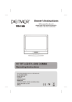 Denver TFD-1506 15.4” LCD 15.4" Full HD Black