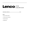 Lenco Turntable L-80 USB