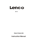 Lenco 2.1 DVD home cinema centre MDV-24