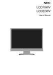 NEC LCD19WV