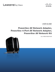 Linksys Powerline AV Ethernet Adapter