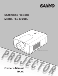 Sanyo PLC-XP200L data projector