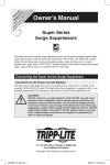 Tripp Lite Protect It! 6-Outlet Super Surge Alert Protector, 6-ft. Cord, 2420 Joules