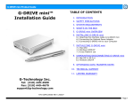 G-Technology G-DRIVE-mini 160GB 5400rpm