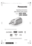 Panasonic HDC-SD9E-S hand-held camcorder