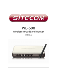 Sitecom Wireless Router 54g