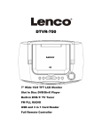 Lenco Portable dvd DTVR-700