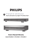 Philips SPP4210WA Theatre director 10 outlets Surge protector