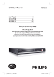 Philips DVDR3460 DVD Player/Recorder
