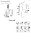 Philips HR1362 600 W with beaker and whisk hand blender