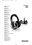 Philips Wireless HiFi Headphone SHC8585