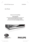 Philips Hard Disk/DVD Recorder DVDR3440H