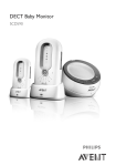 Philips SCD590 DECT baby monitor