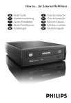 Philips SPD3600CC DVD 20x ReWriter External Drive