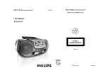 Philips AZ1226 MP3 CD Soundmachine