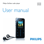 Philips GoGear Flash audio player SA9100