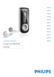 Philips SA4121 2GB* Flash audio player