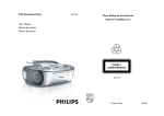 Philips AZ1133 MP3 CD Soundmachine