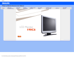 Philips 190C6FS 19" SXGA LCD monitor