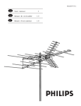 Philips SDV9011K UHF/VHF/FM/HDTV Outdoor TV antenna