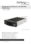 StarTech.com DRW115ATABK drive bay panel