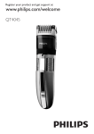 Philips Vacuum beard trimmer QT4045/70