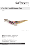 StarTech.com Value 1 Port PCI Parallel Adapter Card