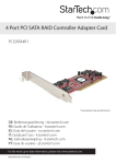 StarTech.com 4 Port PCI SATA RAID Controller Adapter Card
