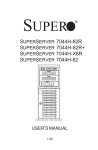 Supermicro SuperServer 7044H-82R+B, Black