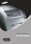 Samsung SF-750 fax machine