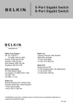 Belkin 8-Port Gigabit Switch