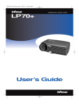 Infocus LP70+ data projector