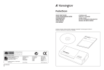 Kensington PocketScan Portable Business Card Scanner