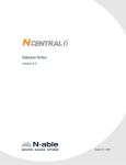 N-central 6.5 Release Notes