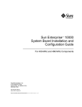 Sun Enterprise 10000 System Board Installation and Configuration