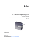 Sun Blade 1500 Product Notes (Silver)