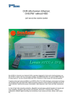 DVR 4/8-channel, Ethernet, DVD