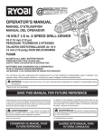 OPERATOR`S MANUAL