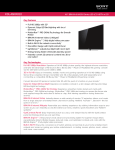 KDL-46NX810 - Manuals, Specs & Warranty