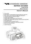 MATRIX GX1280S Owner`s Manual
