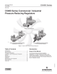 CS400 Series Commercial / Industrial Pressure Reducing