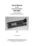 Users Manual FSK-9601