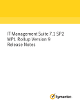 IT Management Suite 7.1 SP2 MP1 Rollup Version 9 Release Notes