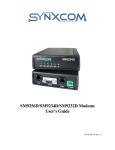 SM92xxD Modem User Guide Rev A