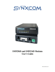 SM9256D and SM9234D Modems User`s Guide