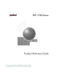 SPT 1700 Series Product Reference Guide