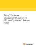 Altiris™ Software Management Solution 7.1 SP2 from Symantec