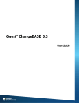 ChangeBASE 5.3 - User Guide
