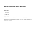 Security Quick-Start HOWTO for Linux