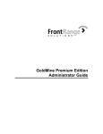 GoldMine Administrator Guide PDF